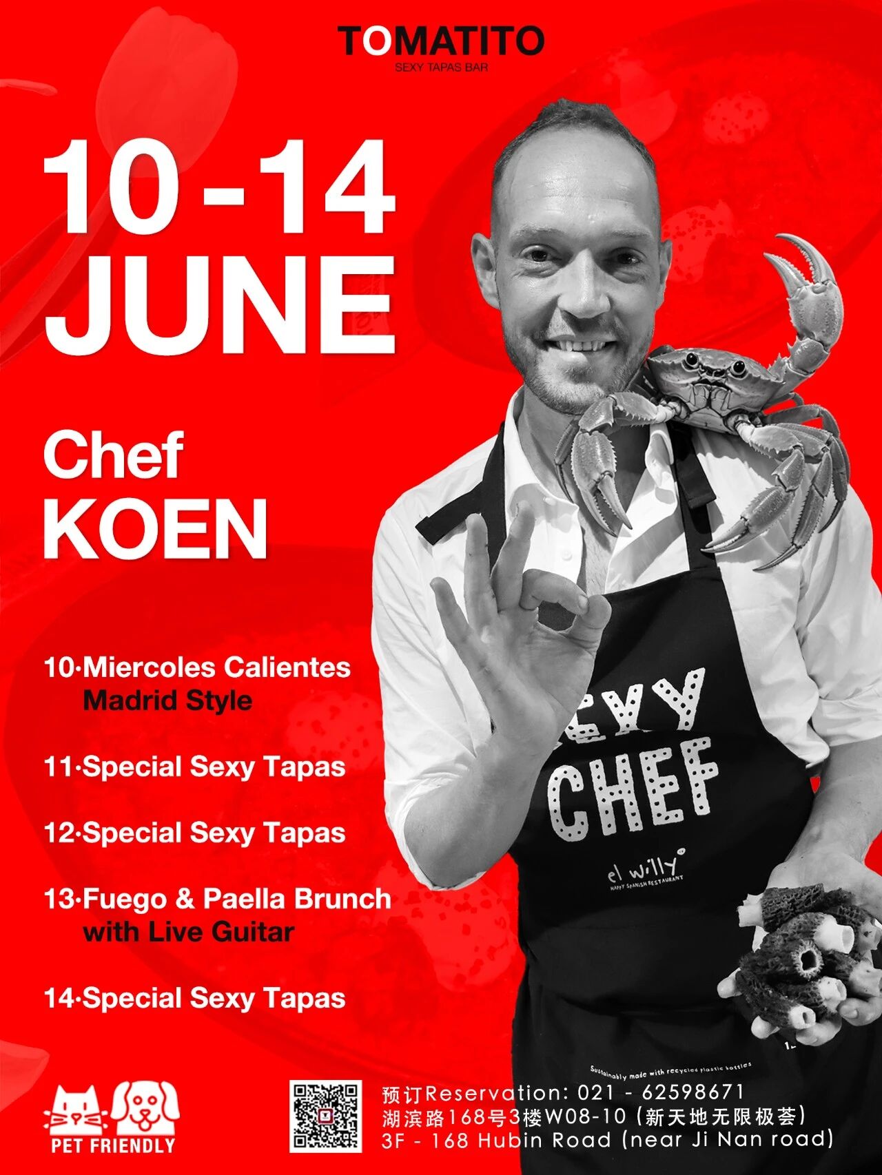 Chef Koen @ TOMATITO