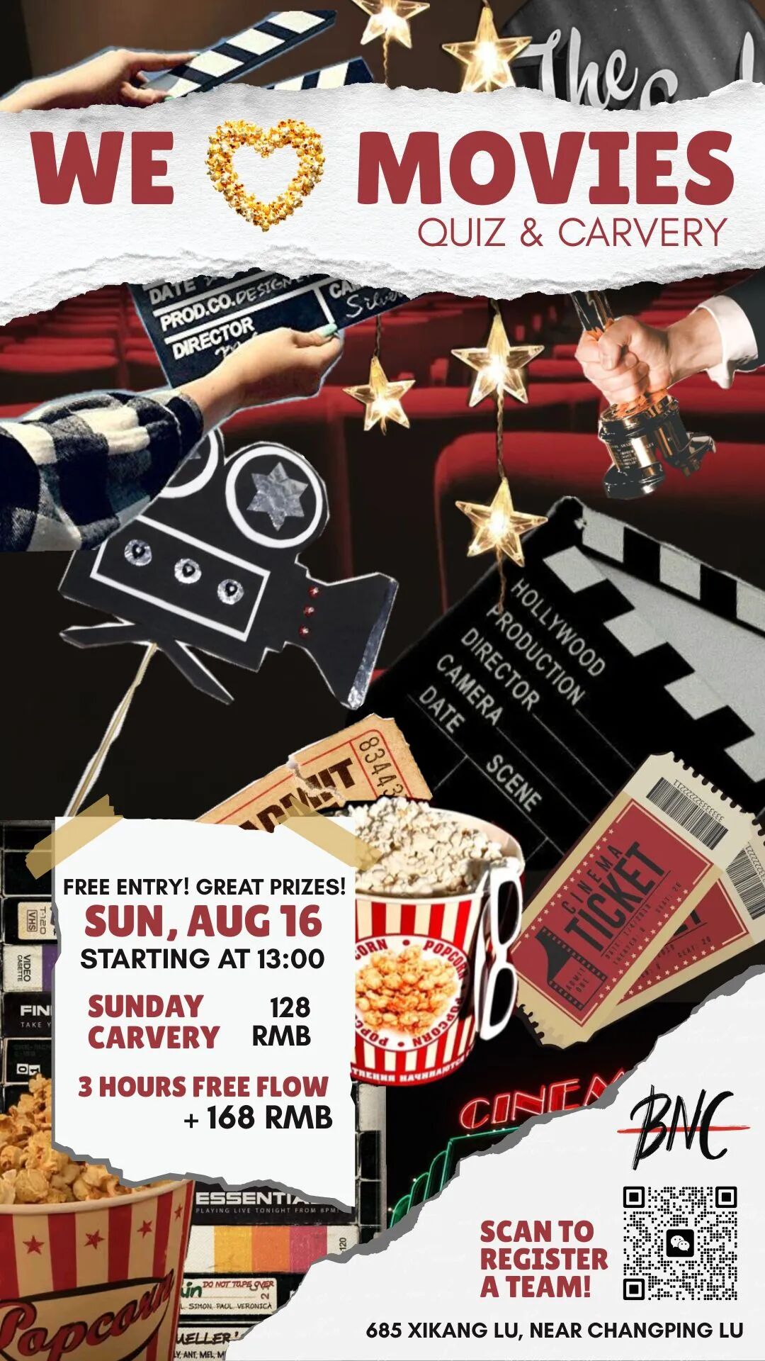 We Love Movies Quiz @ BNC
